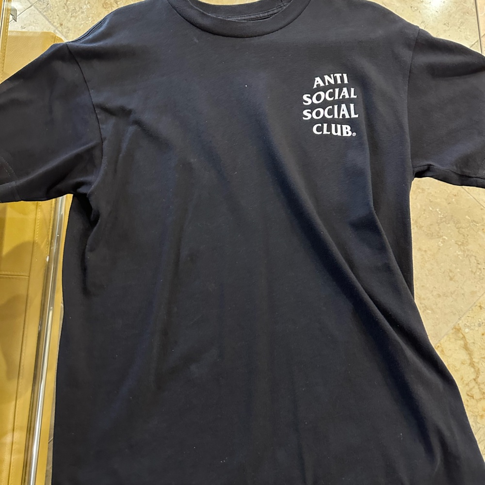 Anti Social Social Club Black Floral Tee